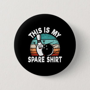 Badge Rond 5 Cm Amusant Bowling Lover Bowler C'Est Mon Épargne 1