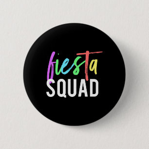 Badge Rond 5 Cm Amusant Cinco De Mayo Fiesta Squad Design Pour Par