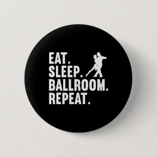 Badge Rond 5 Cm Amusant Conception De Salle De Bal Pour Hommes Fem