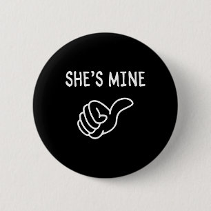 Badge Rond 5 Cm Amusant couple assorti amour romantique Saint-Vale