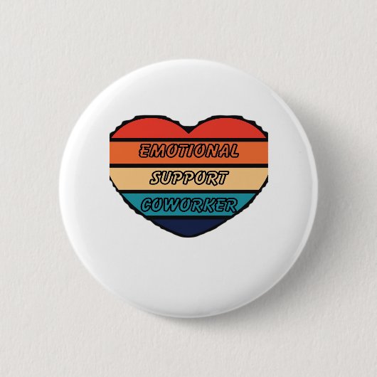 Badge Rond 5 Cm Amusant d'aide émotionnelle (Devant)