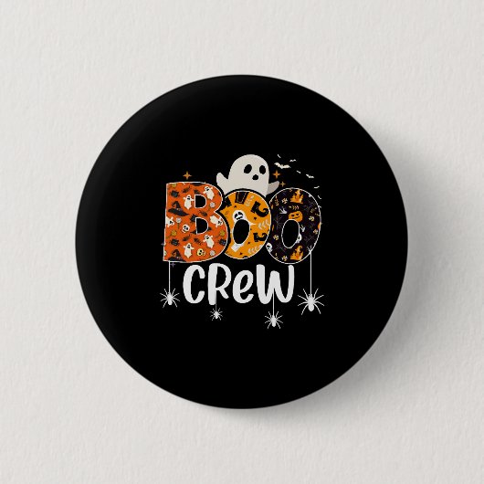 Badge Rond 5 Cm Amusant de l'équipage de Boo Ghost jumeler Hommes  (Devant)