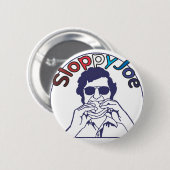 Badge Rond 5 Cm Amusant hamburger rétro Sloppy Joe Foodie (Devant & derrière)