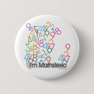 Badge Rond 5 Cm Amusant Im Mathslexique Design