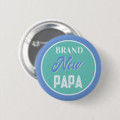 Badge Rond 5 Cm Amusant ! Nouvelle broche/bouton Papa (Devant & derrière)