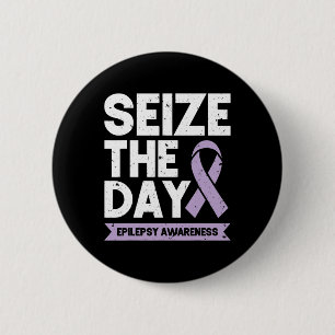Badge Rond 5 Cm Amusante Sensibilisation À L'Épilepsie Saisir Le R