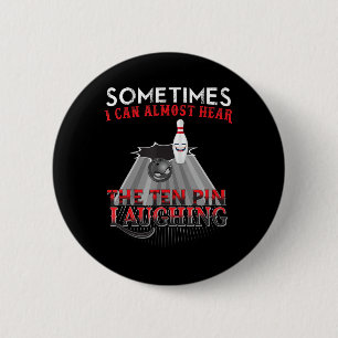 Badge Rond 5 Cm Amusants Bowling Dix Épingles Conception