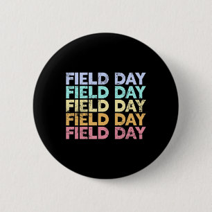 Badge Rond 5 Cm Amusants C'est le jour du terrain Ya'll Enseignant