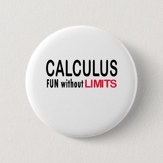 Badge Rond 5 Cm Amusement de _de calcul sans limites (Devant)