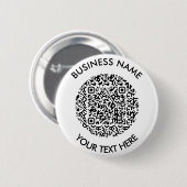 Badge Rond 5 Cm Analyser mon ID de code QR (Devant & derrière)