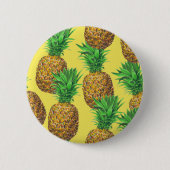 Badge Rond 5 Cm Ananas ensoleillés (Devant)