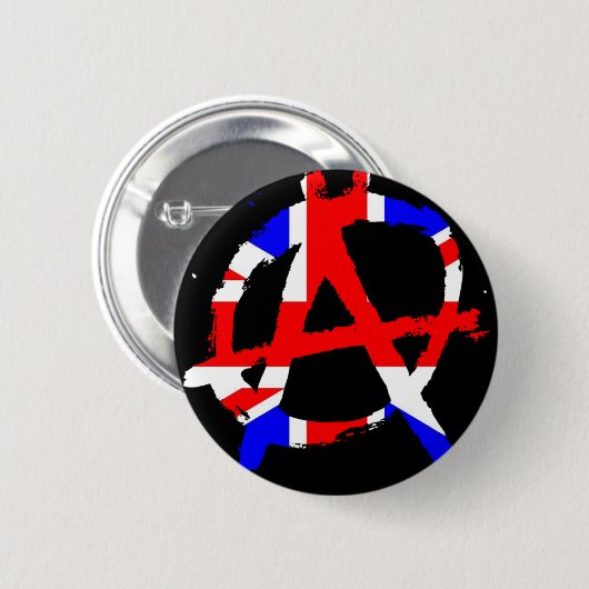 Badge Rond 5 Cm Anarchie #1 (Devant & derrière)