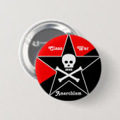 Badge Rond 5 Cm Anarchisme de guerre de classe (Devant & derrière)