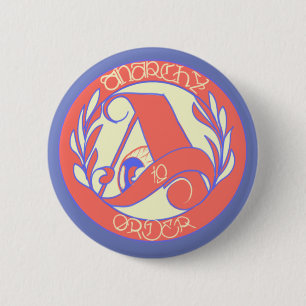 Badge Rond 5 Cm anarcho-américain