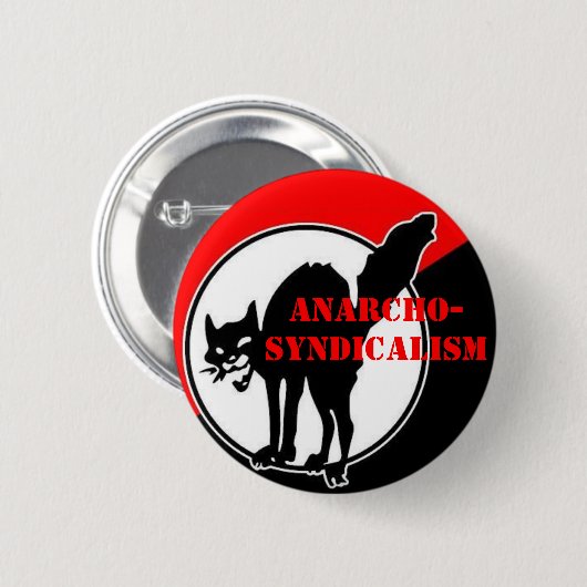 Badge Rond 5 Cm anarcho-syndicalisme (Devant & derrière)