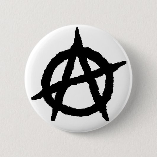 Badge Rond 5 Cm Anarchy (Devant)