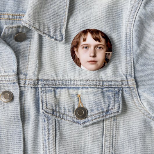 Badge Rond 5 Cm Anastasia (En situation)