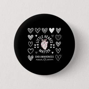 Badge Rond 5 Cm Anatomie cardiaque Valentine Petit Coeur Sensibili