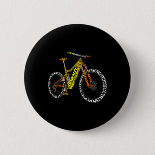 Badge Rond 5 Cm Anatomie de vélo Vélo de montagne Mtb Pièces Vélo