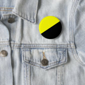Badge Rond 5 Cm Ancap Anarchocapitaliste Drapeau (En situation)