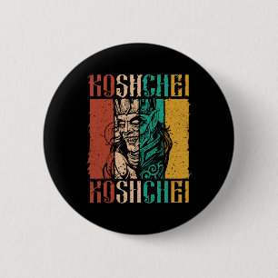 Badge Rond 5 Cm Ancêtres de Kochtcheï l'Immortel Païanisme Ukraine