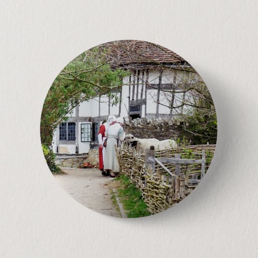BADGE ROND 5 CM ANCIENNE ANGLETERRE (Devant)