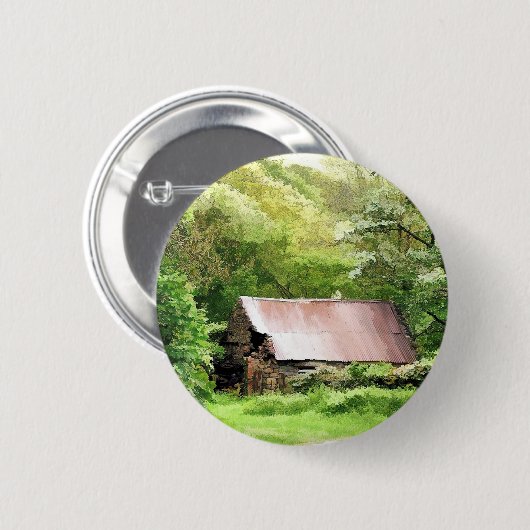 BADGE ROND 5 CM ANCIENNE GAILLE (Devant & derrière)