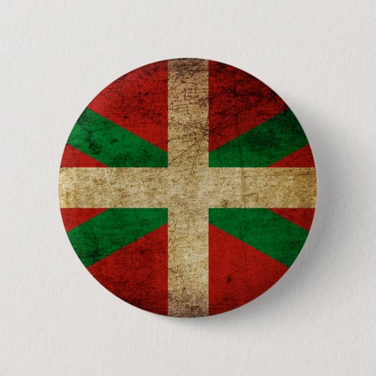 Badge Rond 5 Cm Ancienne Ikurriña (Devant)