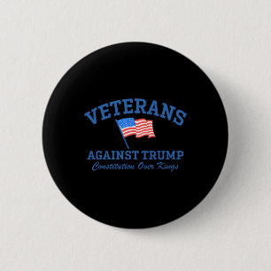 Badge Rond 5 Cm Anciens combattants contre la Constitution Trump p