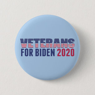 Badge Rond 5 Cm Anciens combattants de Biden 2020