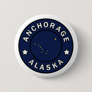 Badge Rond 5 Cm Ancrage Alaska