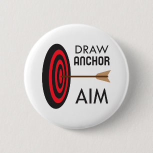 BADGE ROND 5 CM ANCRE AIM D'ASPIRATION