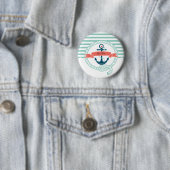 Badge Rond 5 Cm Ancres nautiques (En situation)