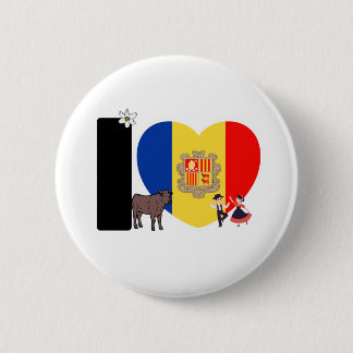 Badge Rond 5 Cm Andorran pride - For real Andorrans!