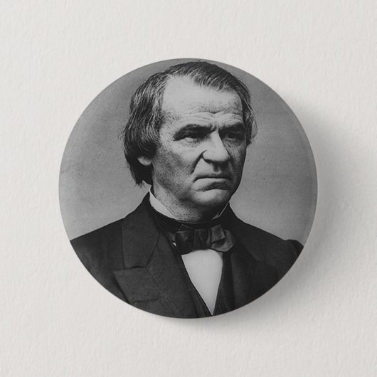 Badge Rond 5 Cm Andrew Johnson (Devant)