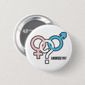 Badge Rond 5 Cm Androgyny (Devant & derrière)