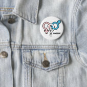 Badge Rond 5 Cm Androgyny (En situation)