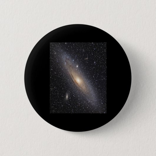 Badge Rond 5 Cm Andromeda Galaxy (Devant)