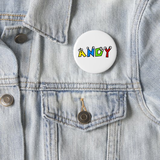 Badge Rond 5 Cm Andy (En situation)