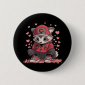 Badge Rond 5 Cm Andy Branché (Devant)