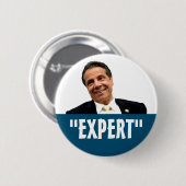 Badge Rond 5 Cm Andy "expert" Cuomo (Devant & derrière)