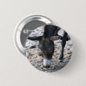 Badge Rond 5 Cm Âne (Devant & derrière)