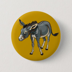 Badge Rond 5 Cm âne