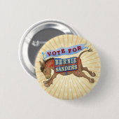 Badge Rond 5 Cm Âne 2020 de président Démocrate de ponceuses de (Devant & derrière)