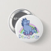 Badge Rond 5 Cm Âne de Démocrate de bébé (Devant & derrière)