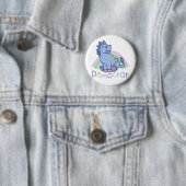 Badge Rond 5 Cm Âne de Démocrate de bébé (En situation)