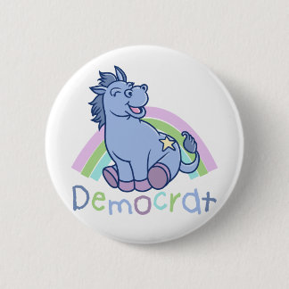Badge Rond 5 Cm Âne de Démocrate de bébé