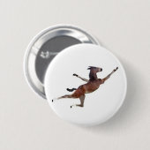 Badge Rond 5 Cm âne de vol (Devant & derrière)