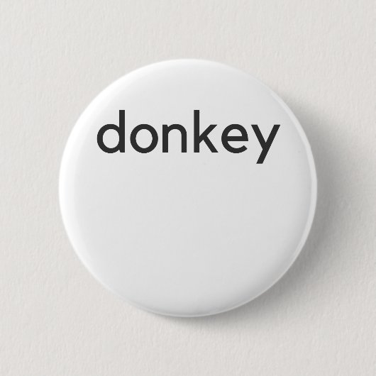 Badge Rond 5 Cm âne foncé (Devant)
