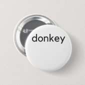Badge Rond 5 Cm âne foncé (Devant & derrière)